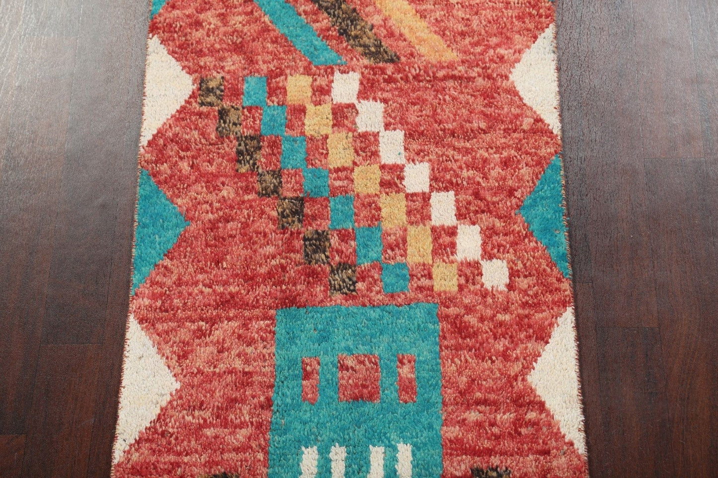 Tribal Moroccan Handmade Runner Rug 3x13