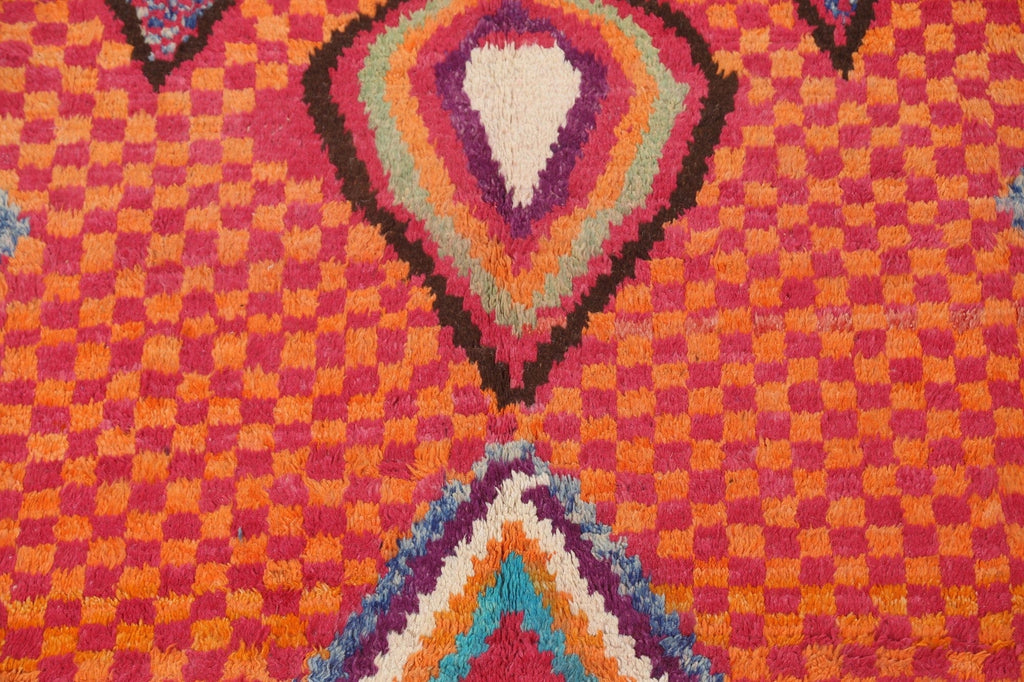 Tribal Moroccan Wool Area Rug 8x11