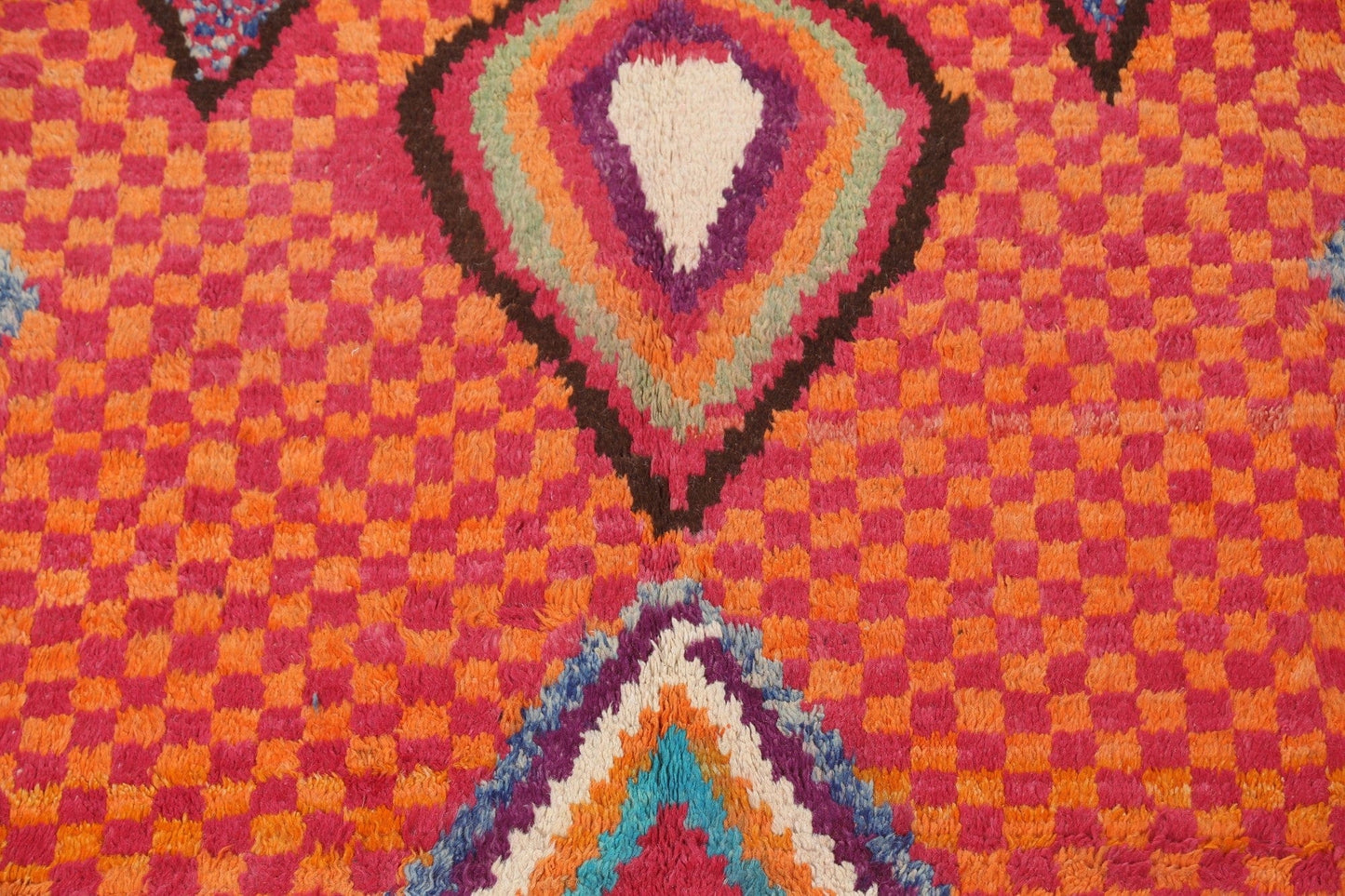 Tribal Moroccan Wool Area Rug 8x11