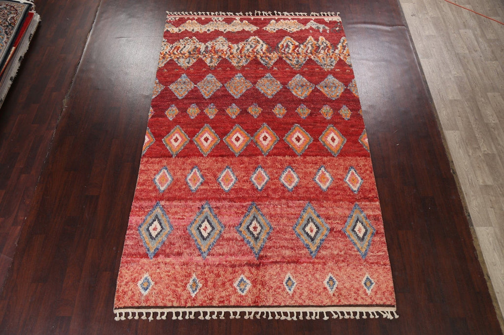 Tribal Moroccan Handmade Area Rug 7x11