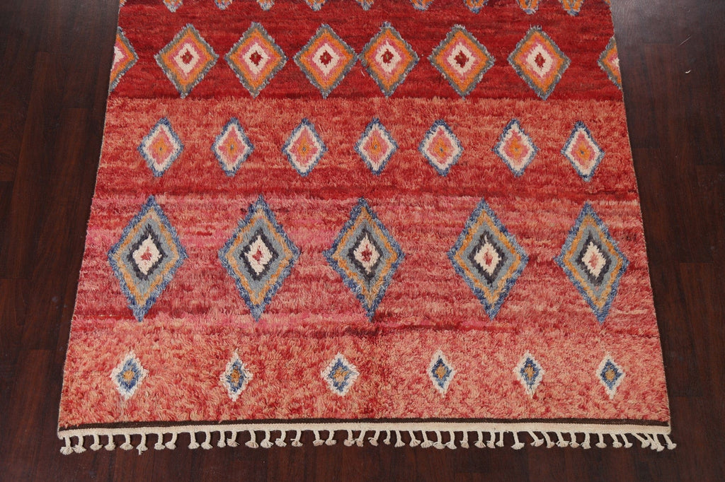 Tribal Moroccan Handmade Area Rug 7x11