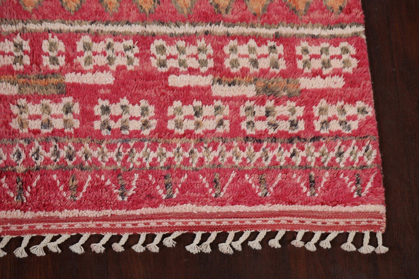 Tribal Moroccan Wool Area Rug 7x11