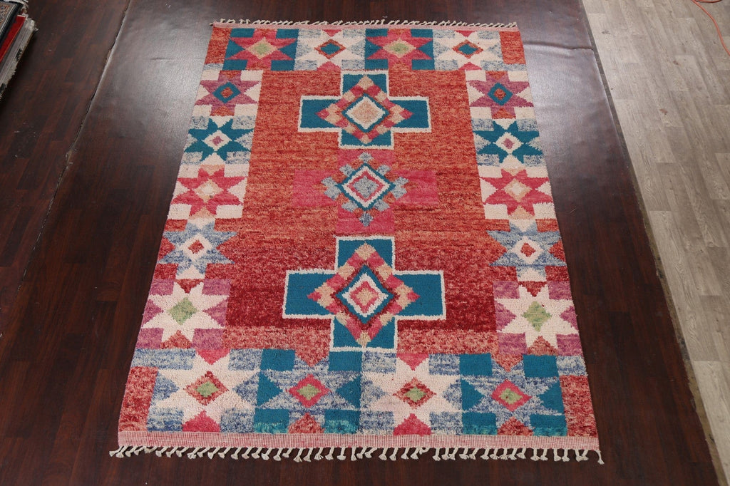 Geometric Moroccan Handmade Area Rug 8x11