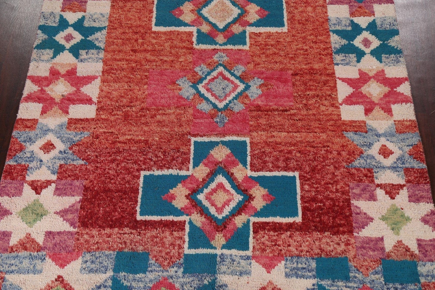 Geometric Moroccan Handmade Area Rug 8x11