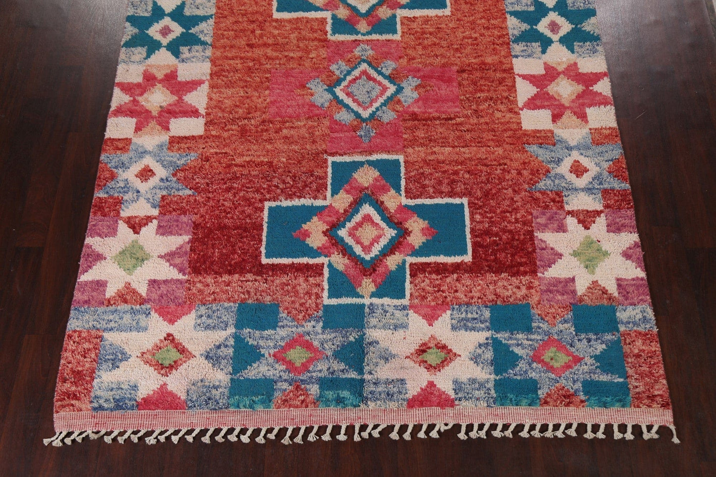 Geometric Moroccan Handmade Area Rug 8x11