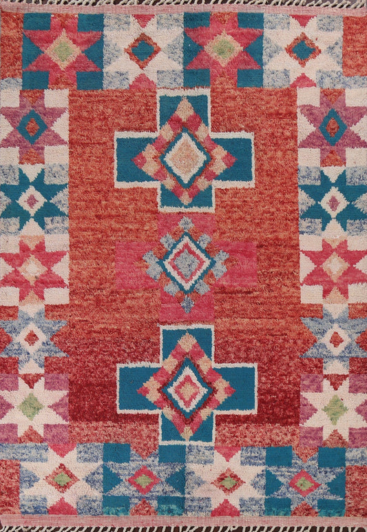 Geometric Moroccan Handmade Area Rug 8x11