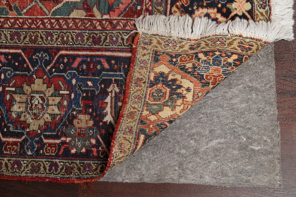 Antique Vegetable Dye Heriz Serapi Persian Rug 12x16