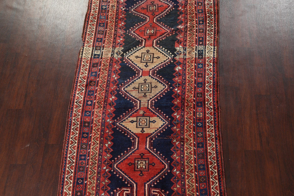 Antique Bidjar Persian Runner Rug 4x10