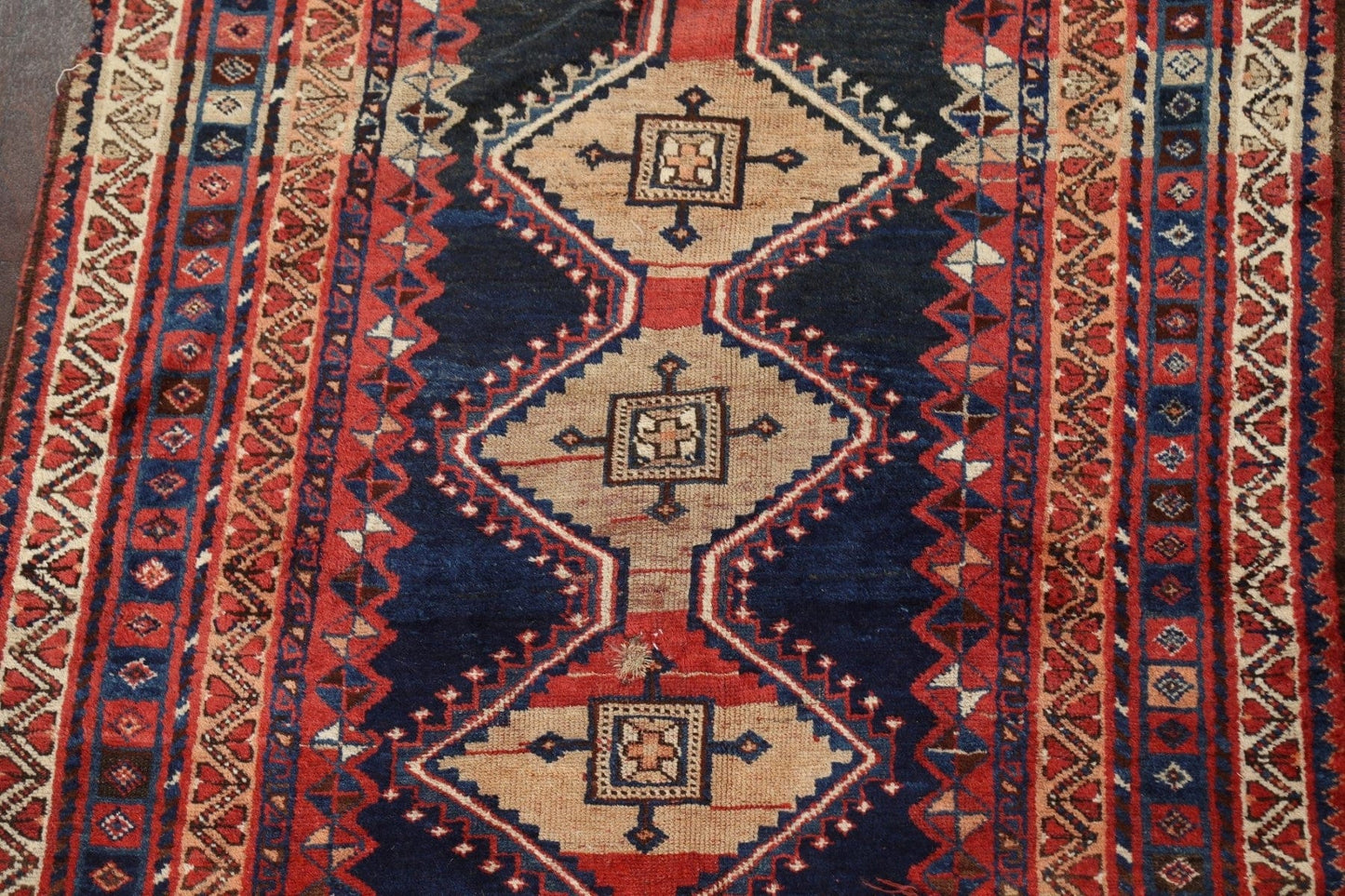 Antique Bidjar Persian Runner Rug 4x10