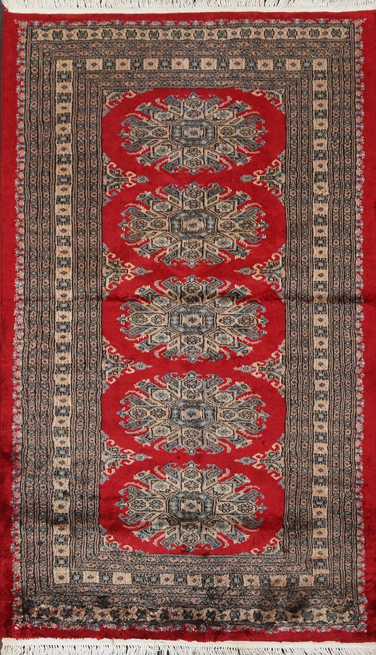 Handmade Bokhara Oriental Area Rug 3x5