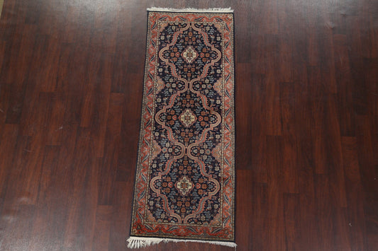 Vintage Kashmar Persian Runner Rug 3x7