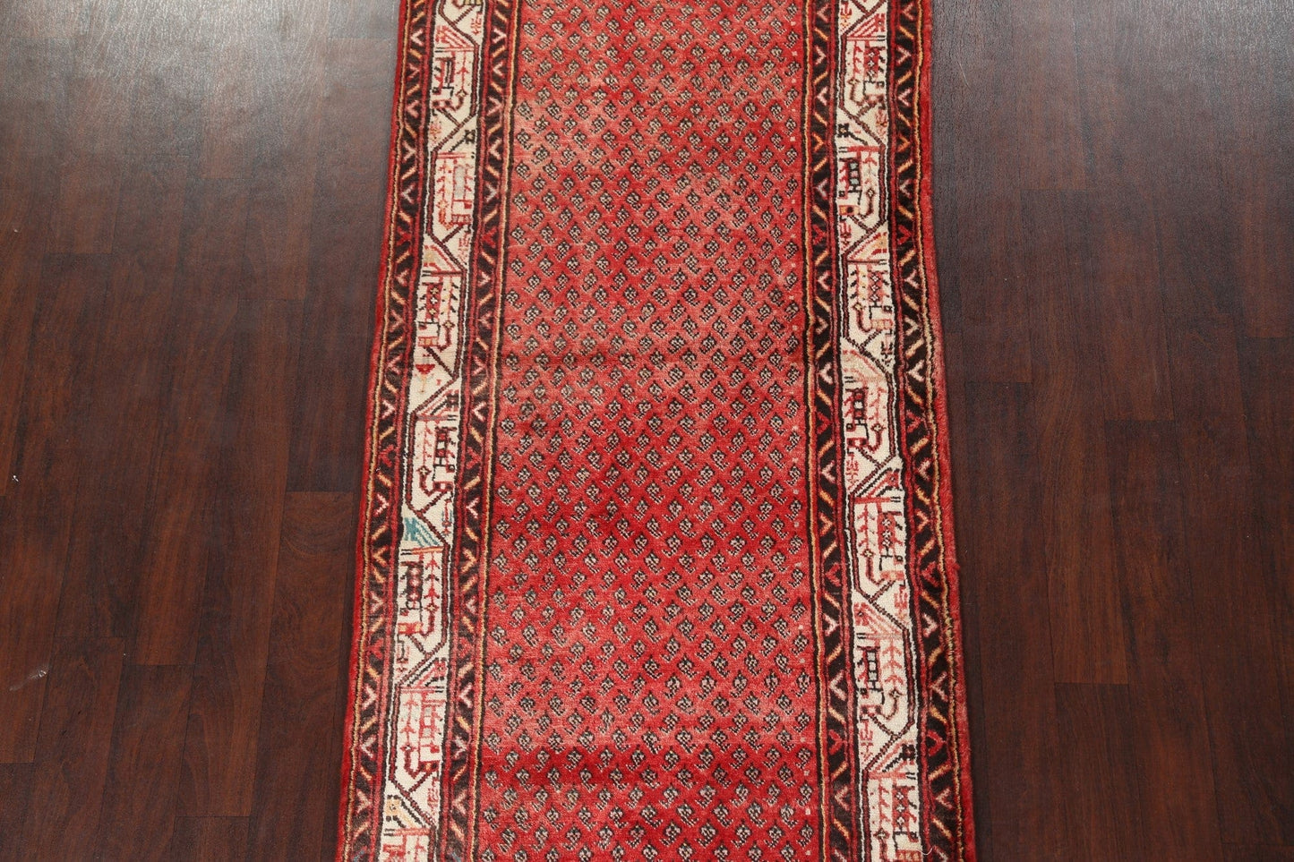 Boteh Botemir Persian Runner Rug 4x10