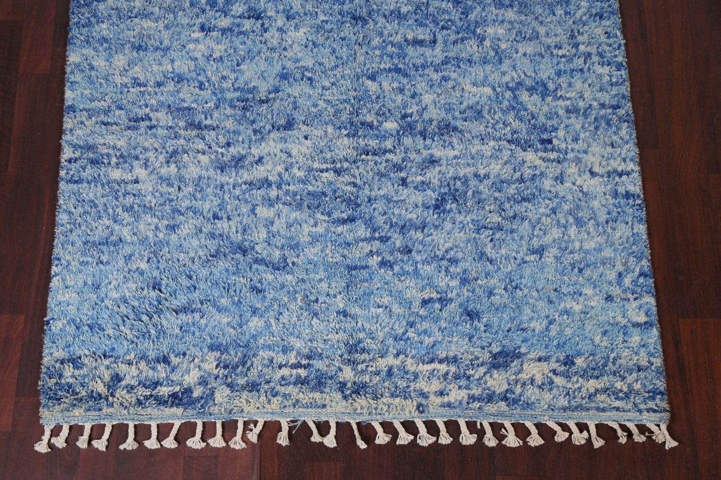 Abstract Moroccan Wool Area Rug 5x10