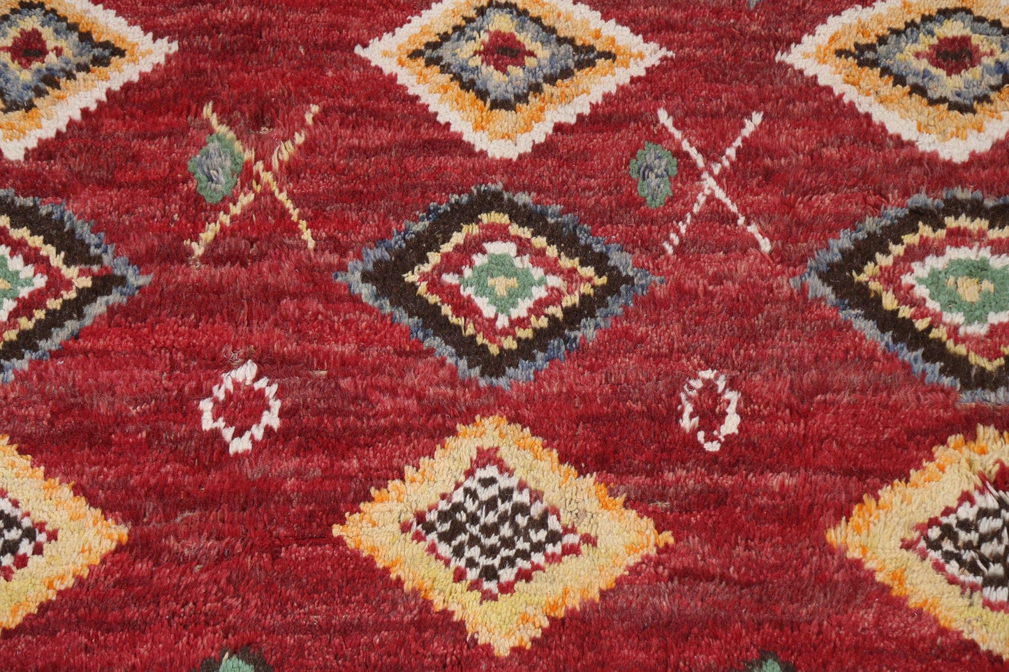 Tribal Moroccan Wool Area Rug 6x10