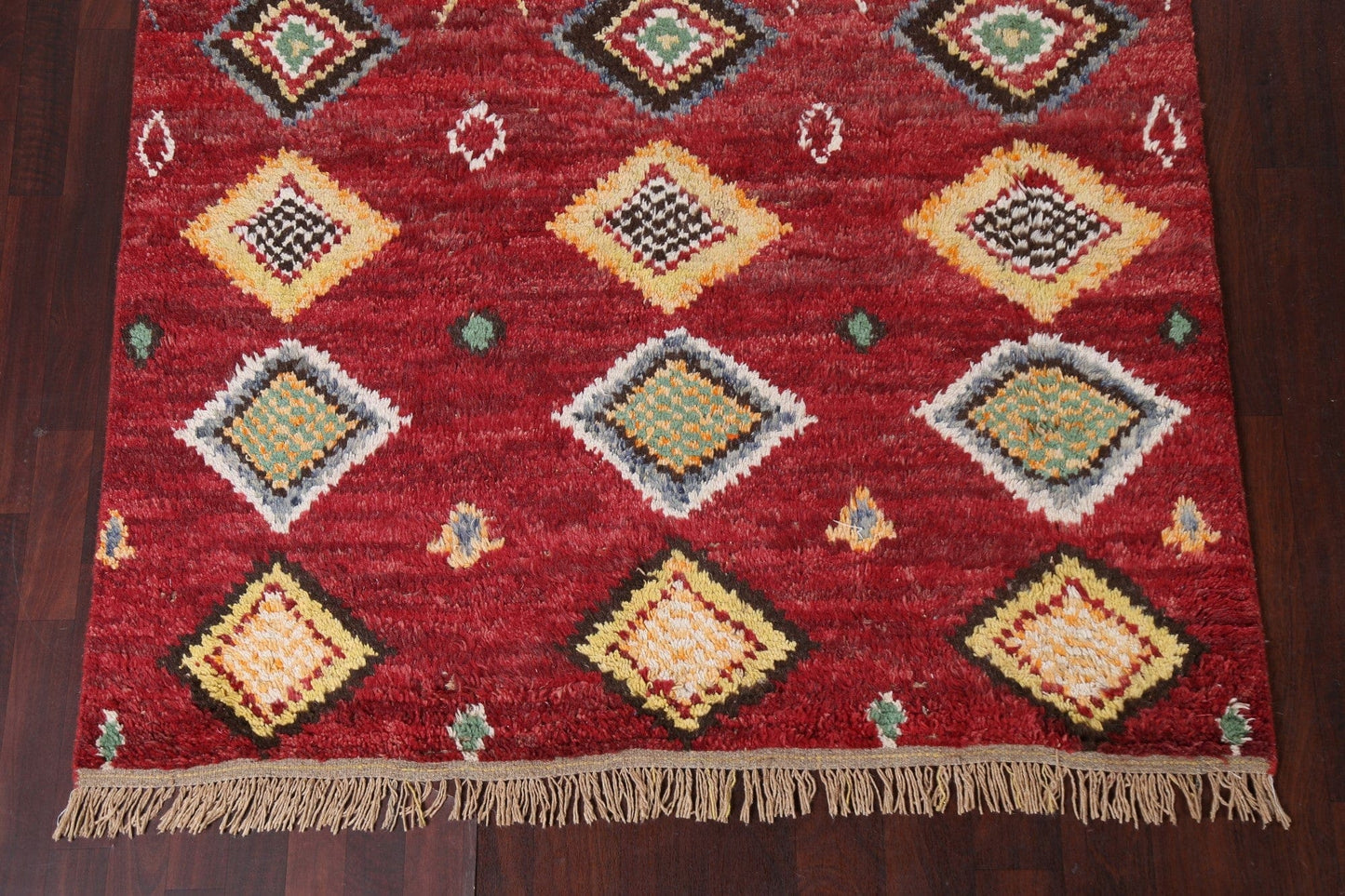 Tribal Moroccan Wool Area Rug 6x10