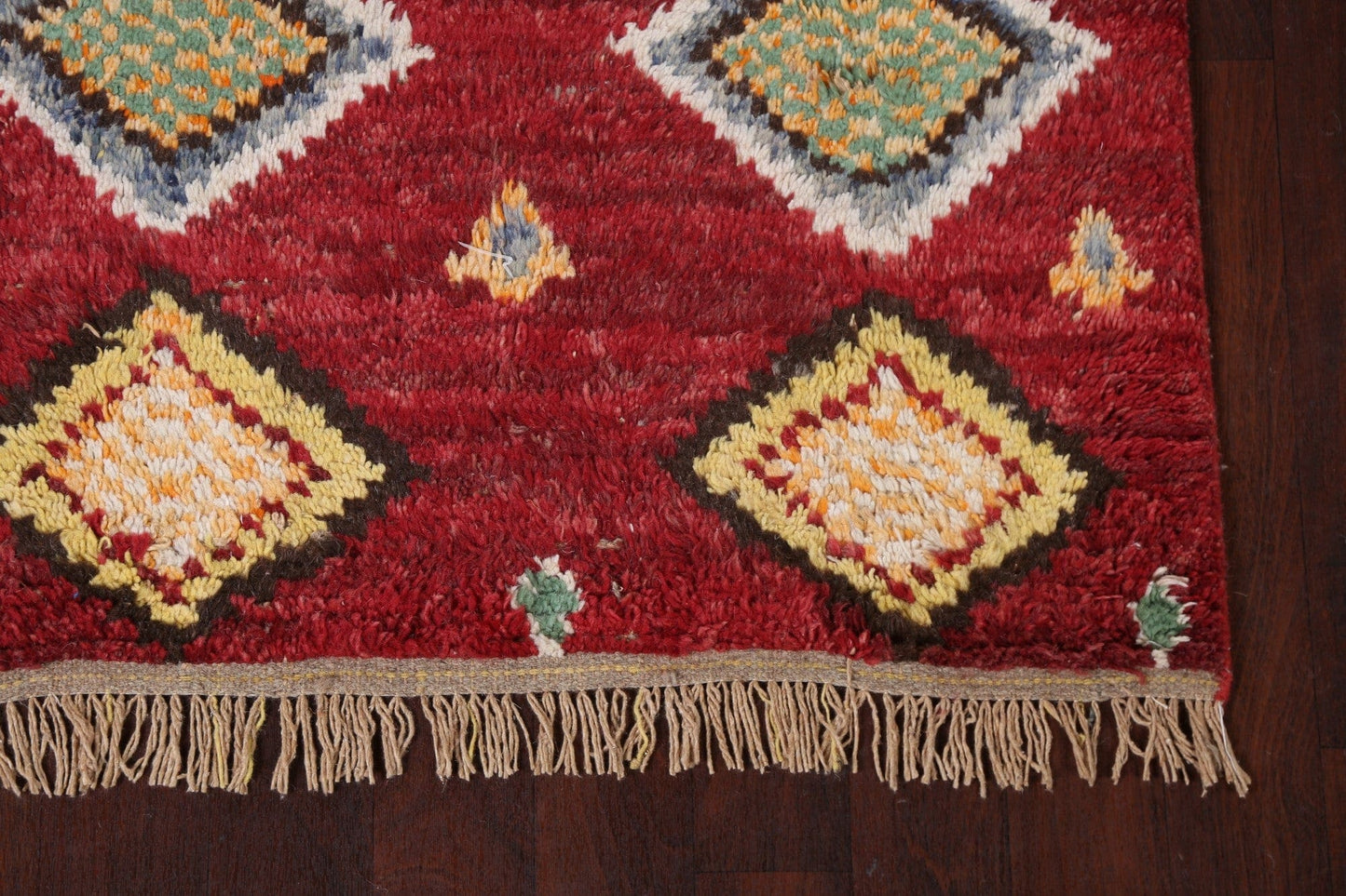 Tribal Moroccan Wool Area Rug 6x10