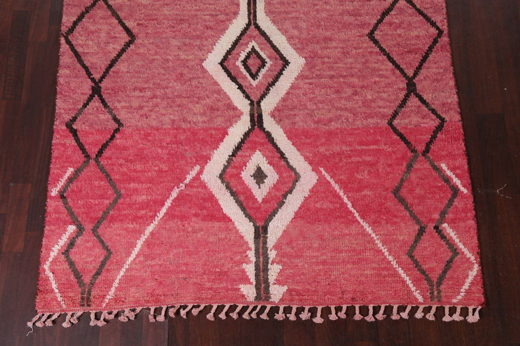 Tribal Moroccan Handmade Area Rug 6x9