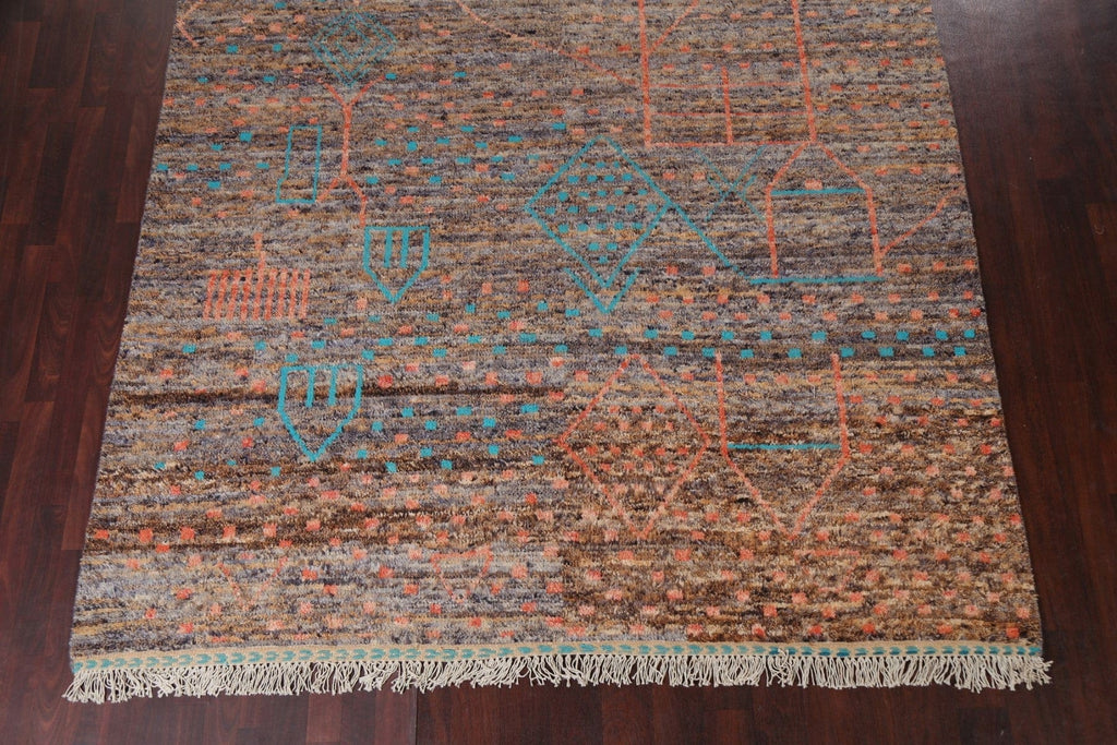 Abstract Moroccan Handmade Area Rug 8x10