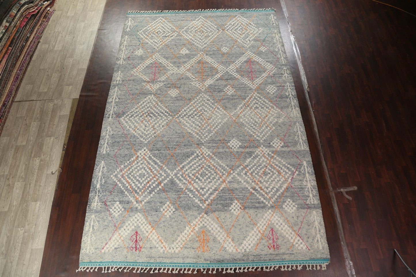 Geometric Moroccan Handmade Rug 10x16