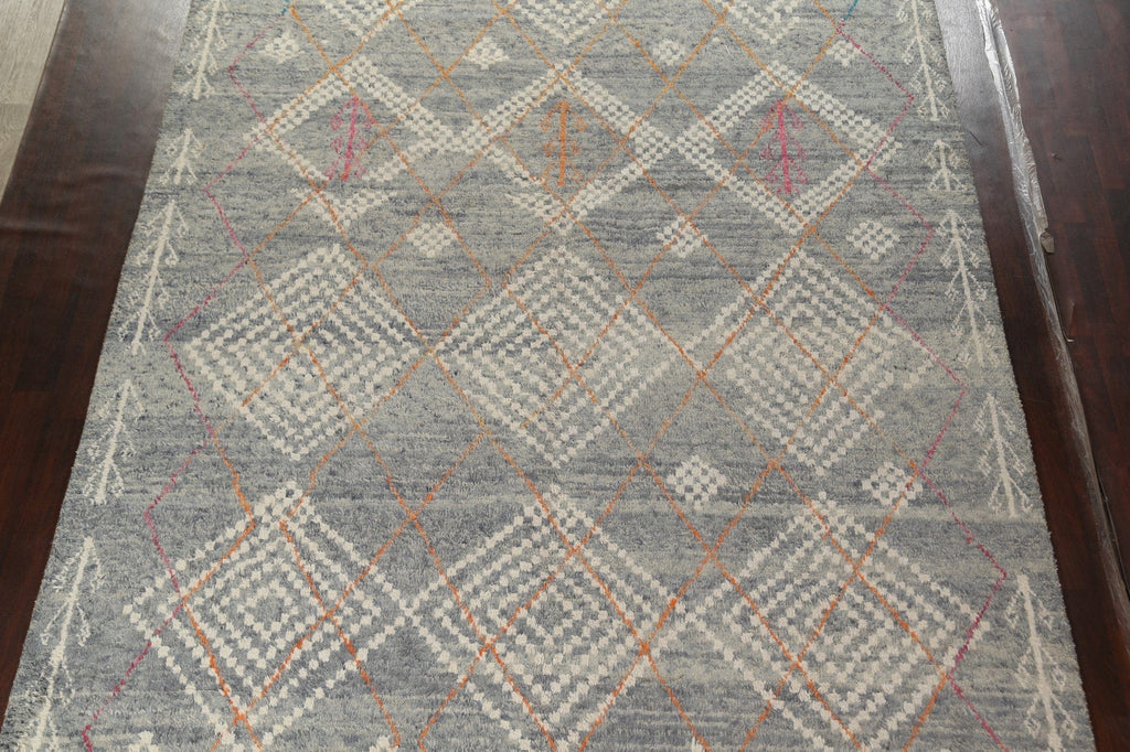 Geometric Moroccan Handmade Rug 10x16