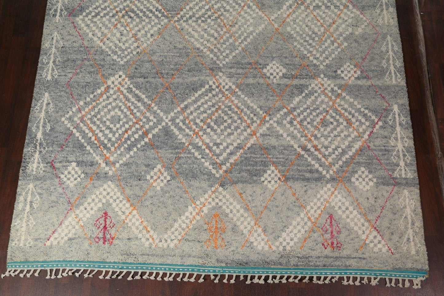 Geometric Moroccan Handmade Rug 10x16