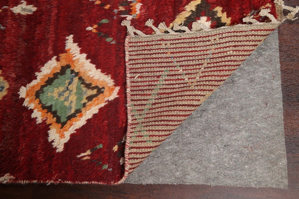 Geometric Moroccan Wool Area Rug 8x11