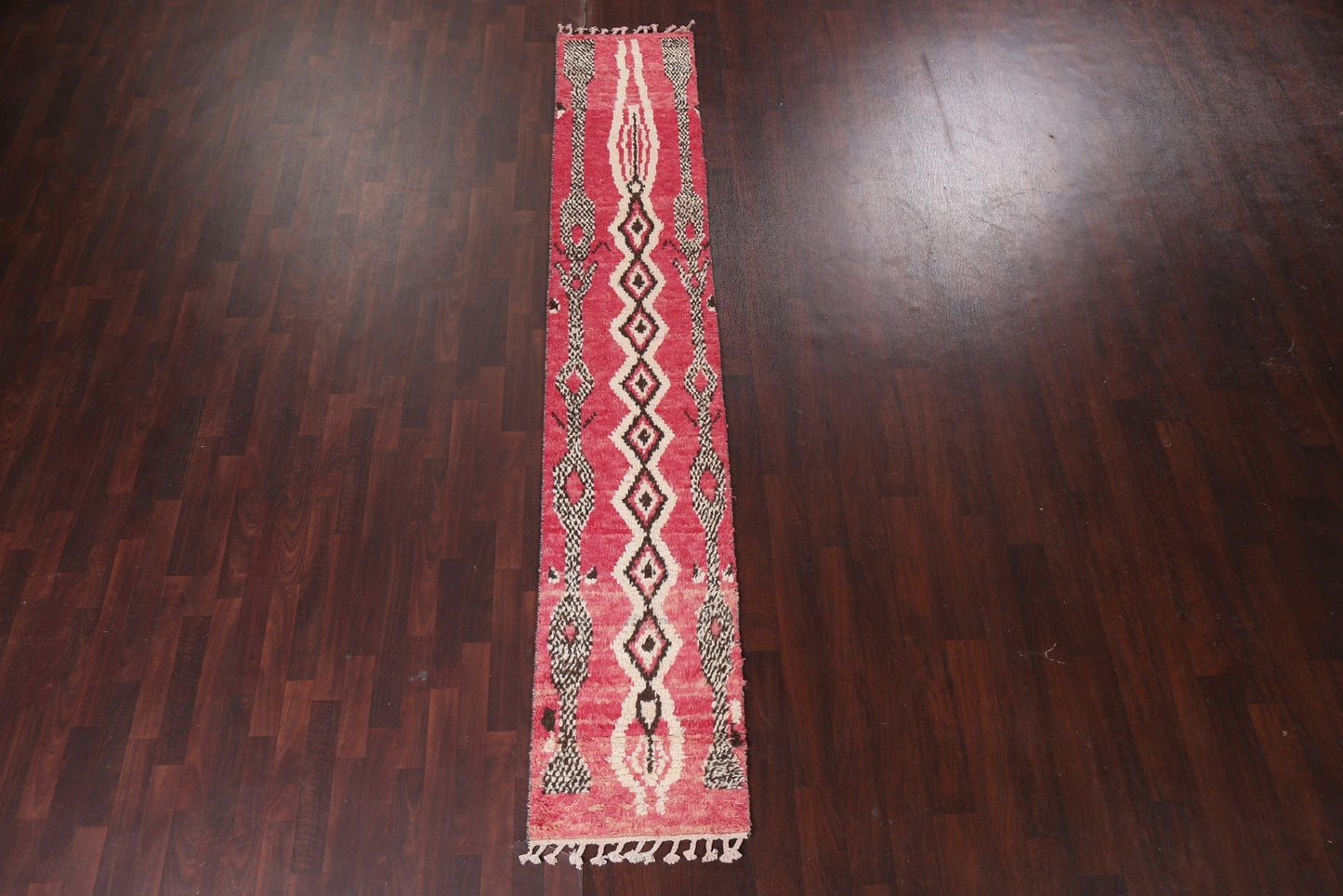 Tribal Moroccan Handmade Runner Rug 2x11