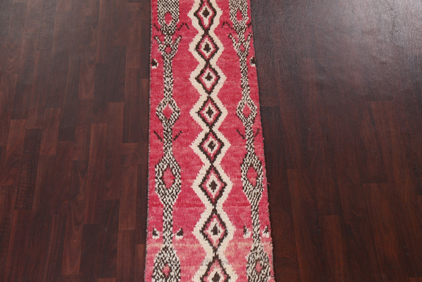 Tribal Moroccan Handmade Runner Rug 2x11