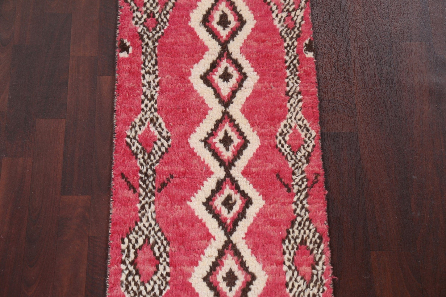 Tribal Moroccan Handmade Runner Rug 2x11