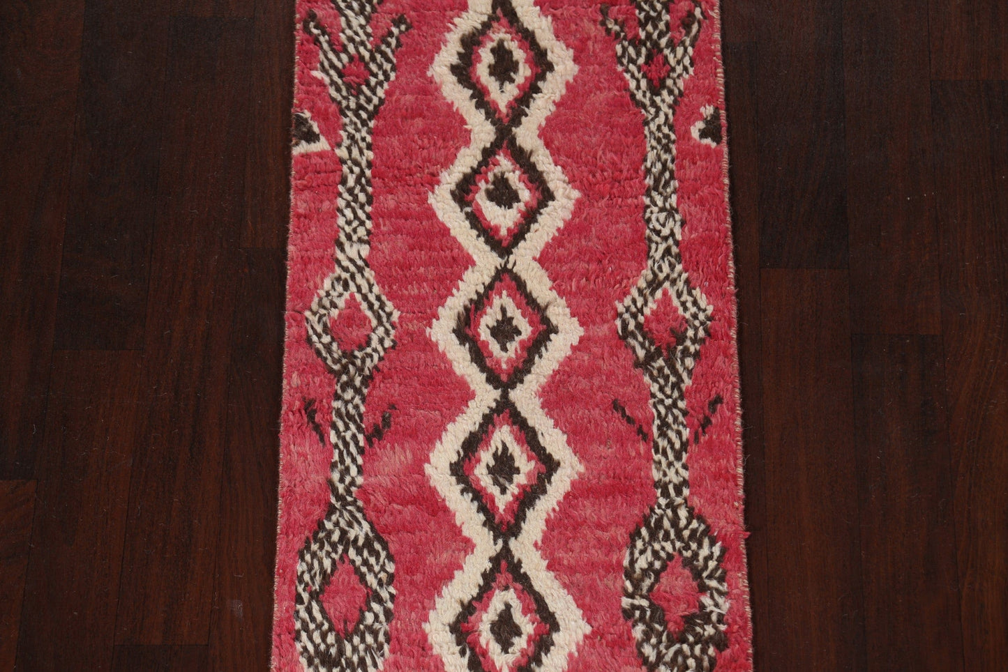 Tribal Moroccan Handmade Runner Rug 2x11