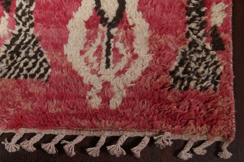 Tribal Moroccan Handmade Runner Rug 2x11