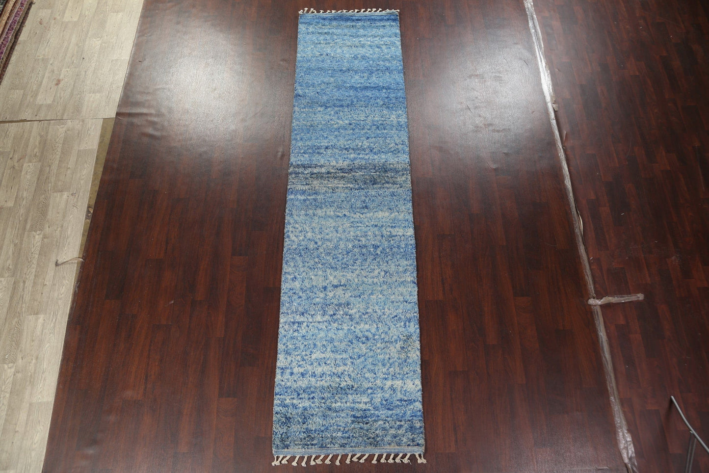 Wool Moroccan Handmade Runner Rug 3x13