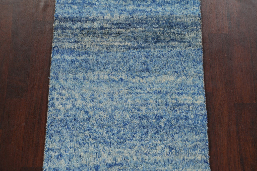 Wool Moroccan Handmade Runner Rug 3x13