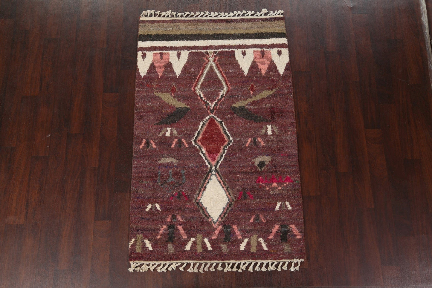 Tribal Moroccan Oriental Area Rug 4x7