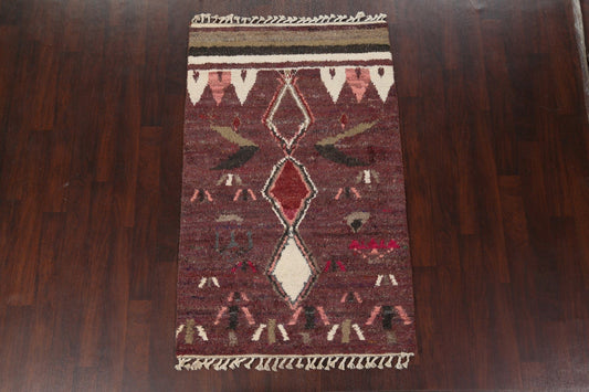 Tribal Moroccan Oriental Area Rug 4x7