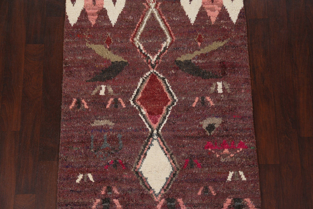 Tribal Moroccan Oriental Area Rug 4x7