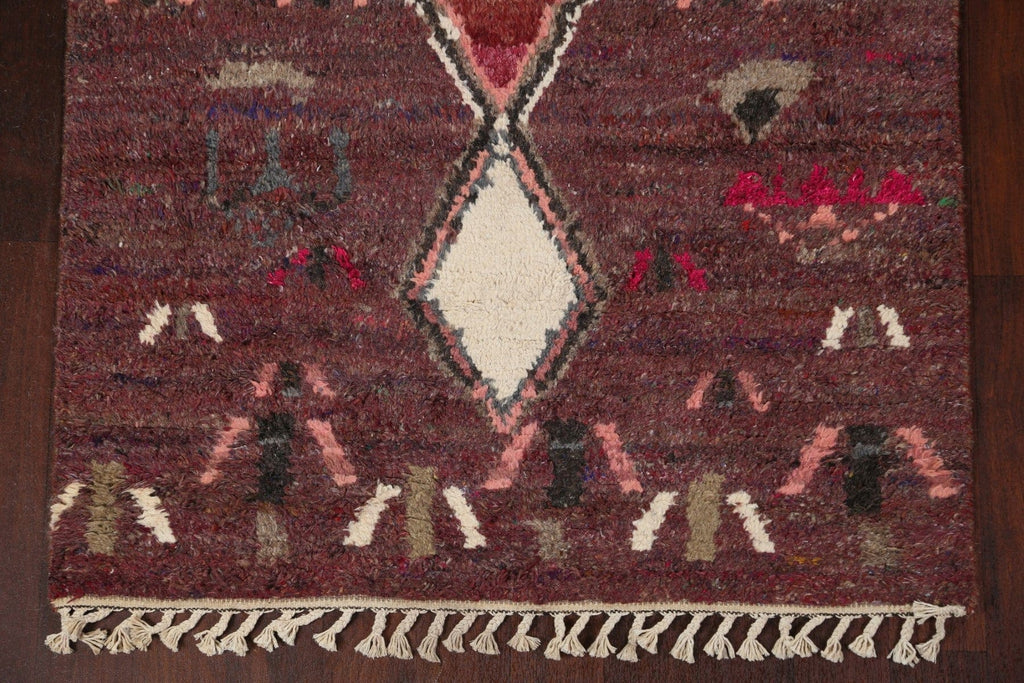 Tribal Moroccan Oriental Area Rug 4x7