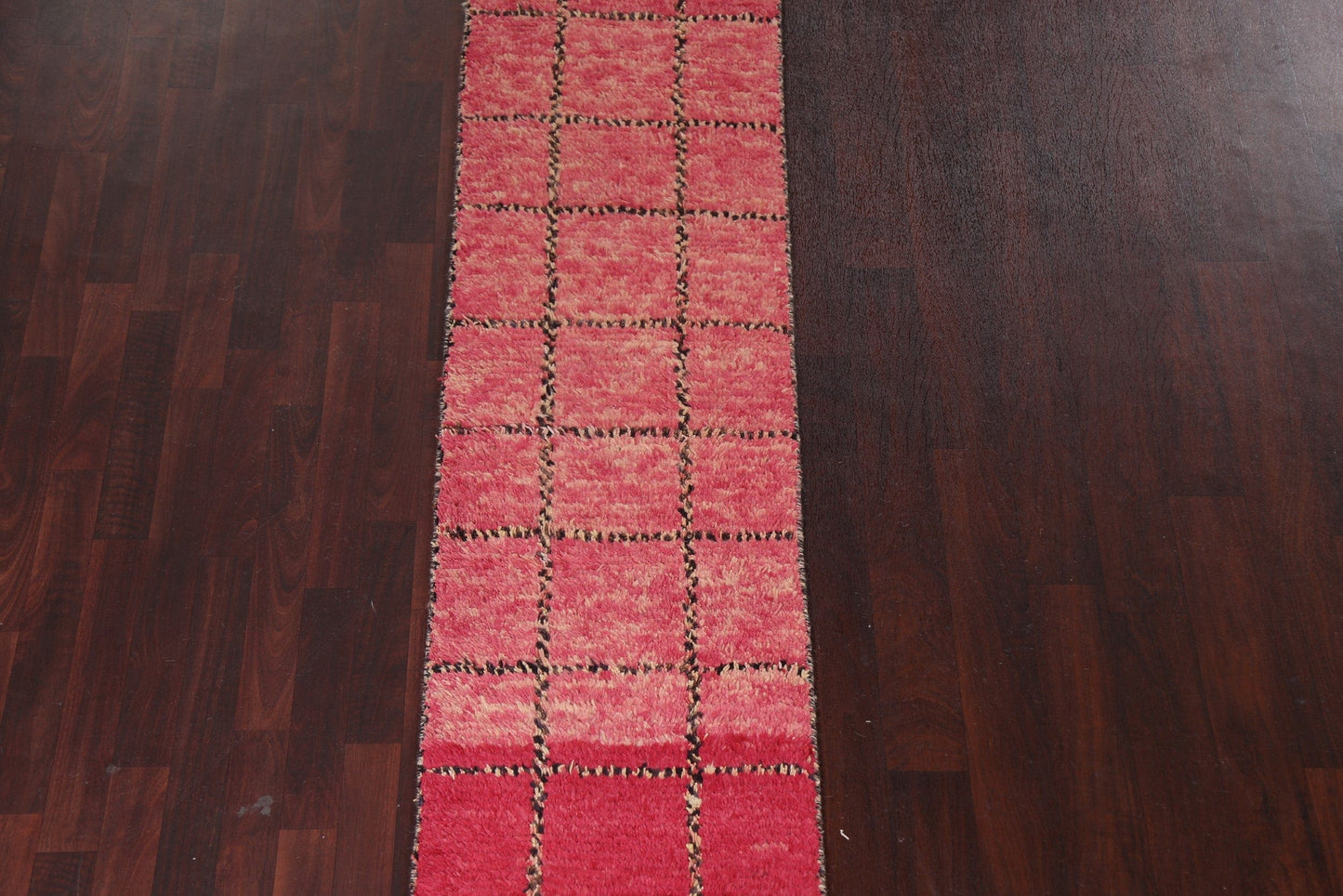 Wool Moroccan Handmade Runner Rug 2x11