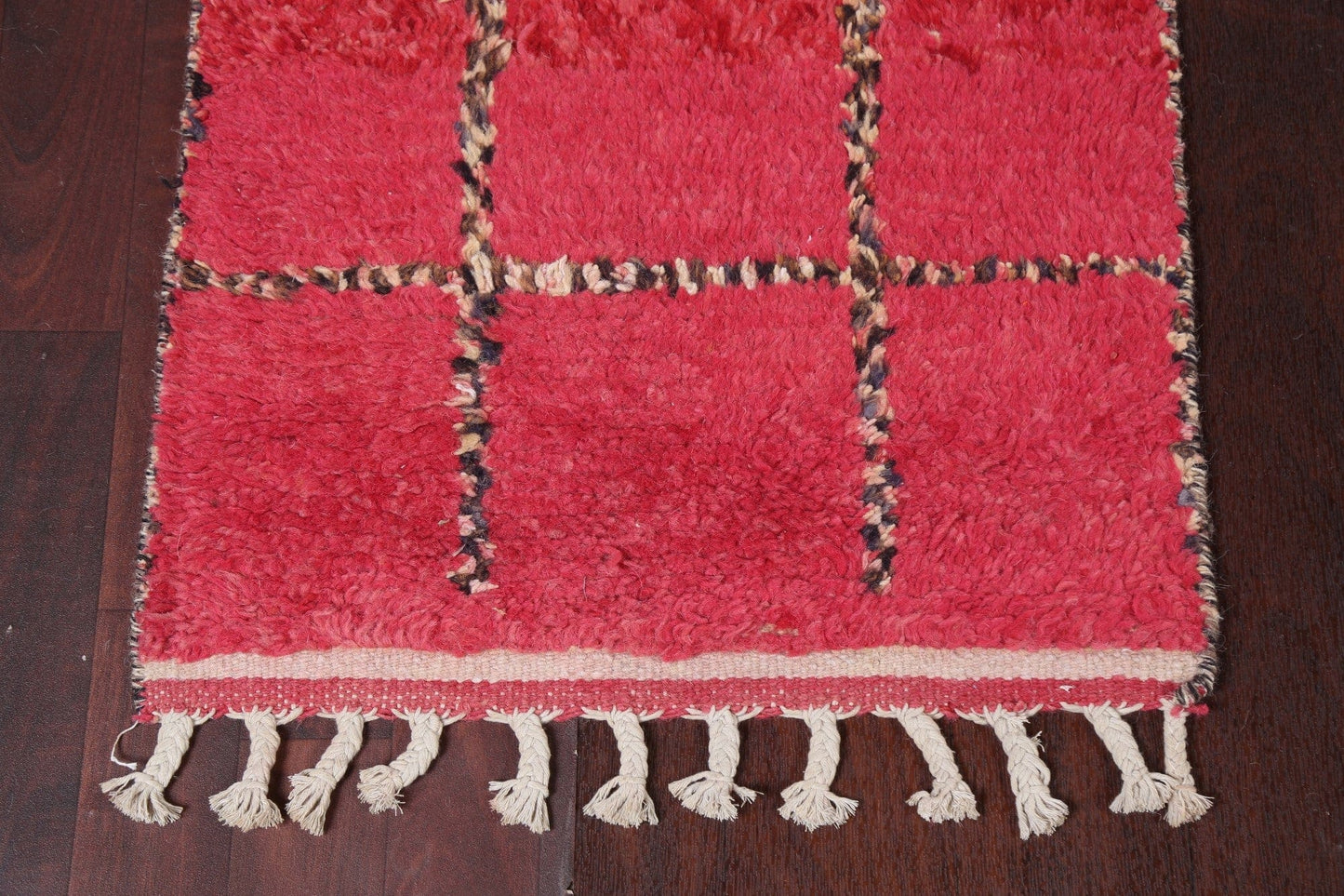 Wool Moroccan Handmade Runner Rug 2x11