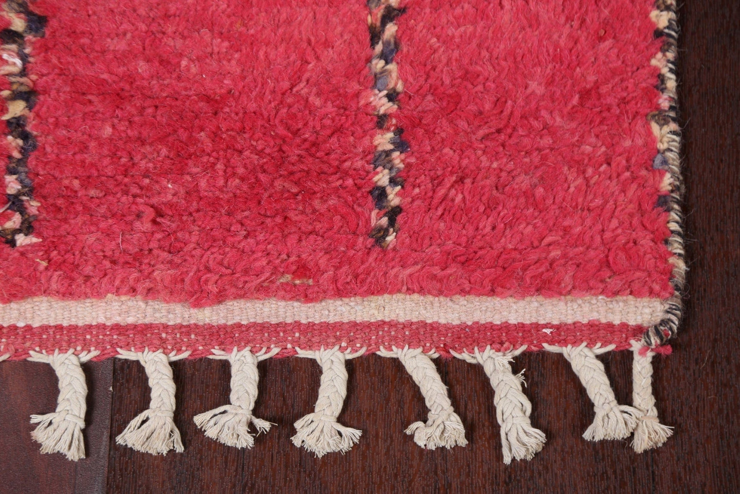 Wool Moroccan Handmade Runner Rug 2x11