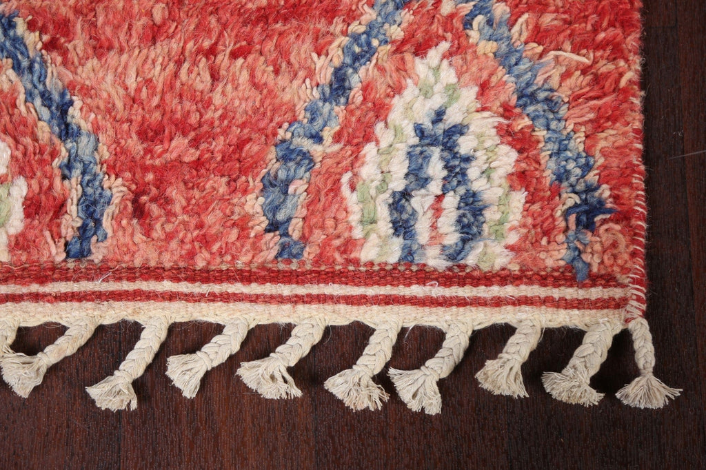 Tribal Moroccan Handmade Runner Rug 2x11