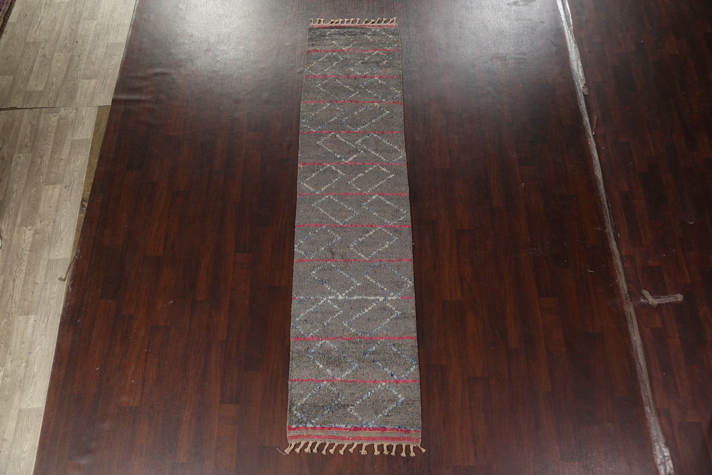 Tribal Moroccan Handmade Runner Rug 3x11