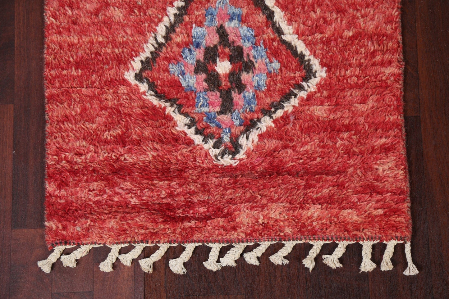 Wool Moroccan Handmade Runner Rug 3x11