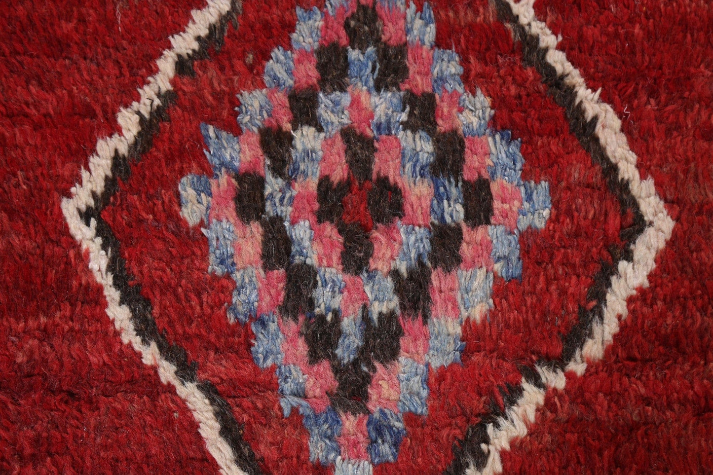 Wool Moroccan Handmade Runner Rug 3x11