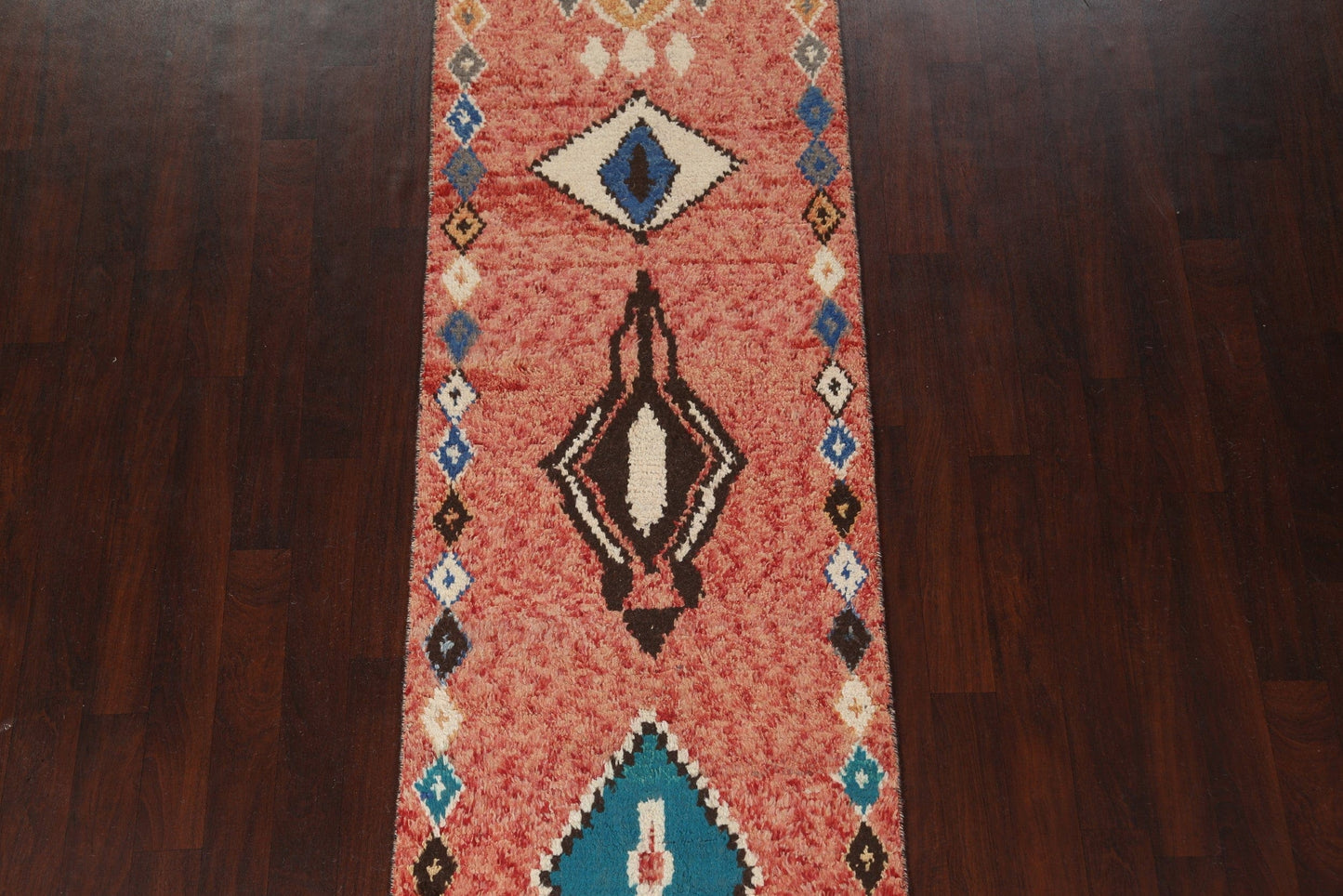 Tribal Moroccan Handmade Runner Rug 3x13