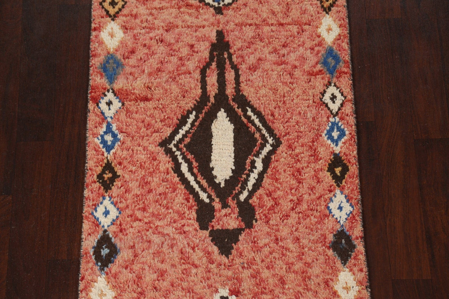 Tribal Moroccan Handmade Runner Rug 3x13