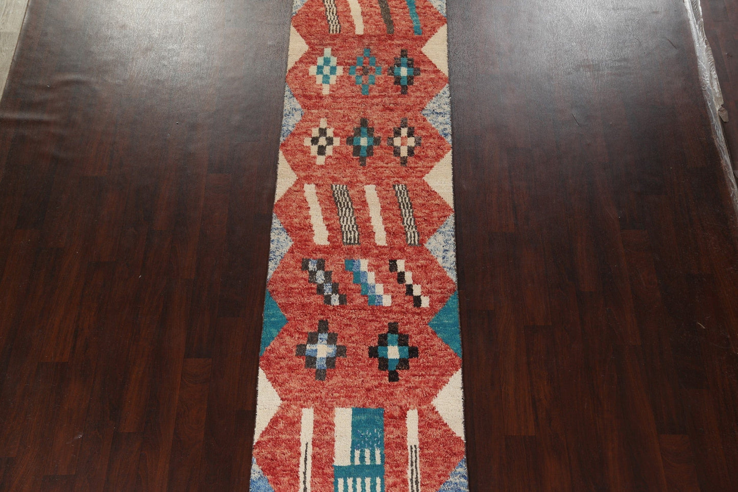 Tribal Moroccan Handmade Runner Rug 3x15