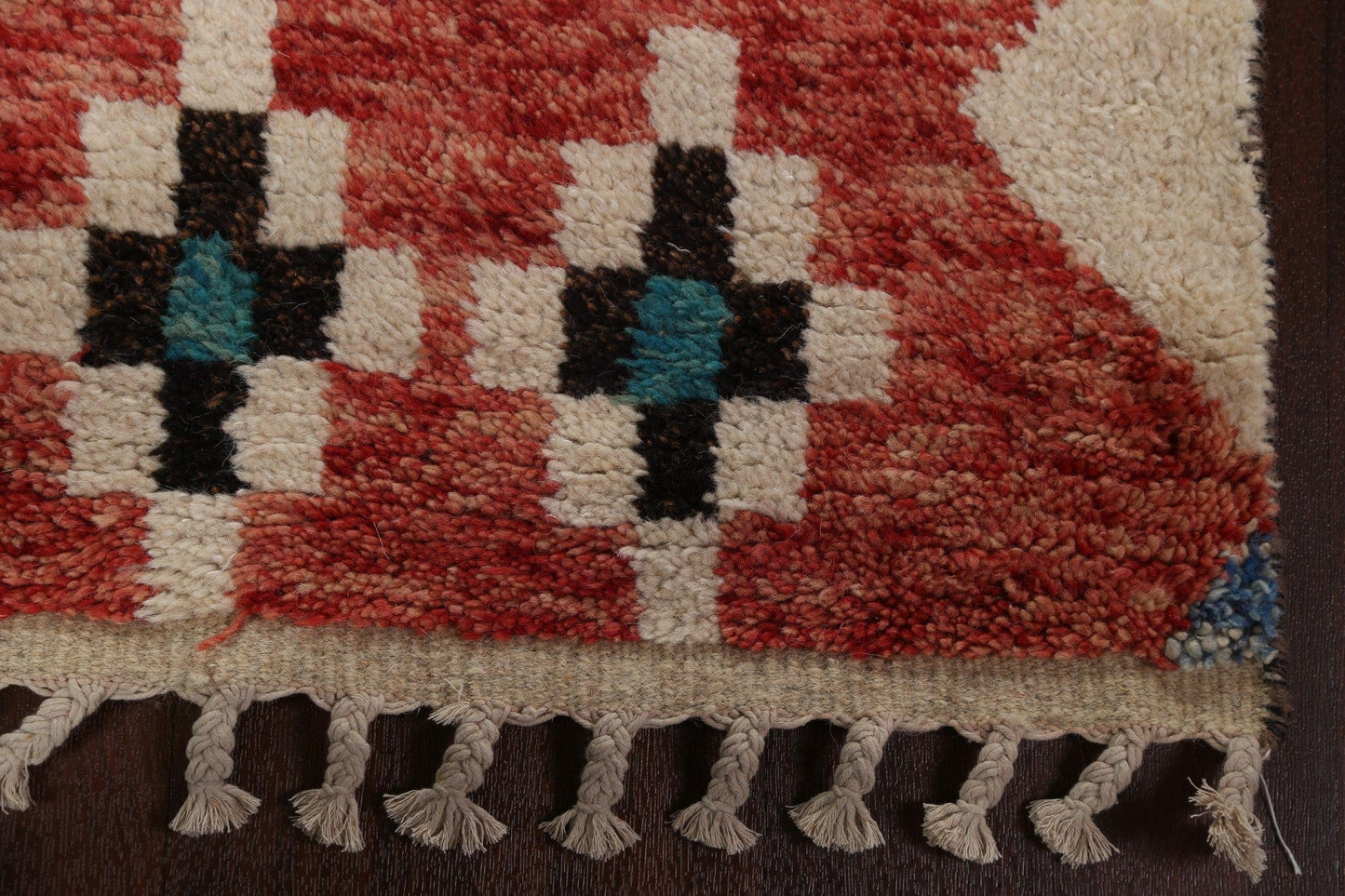 Tribal Moroccan Handmade Runner Rug 3x15