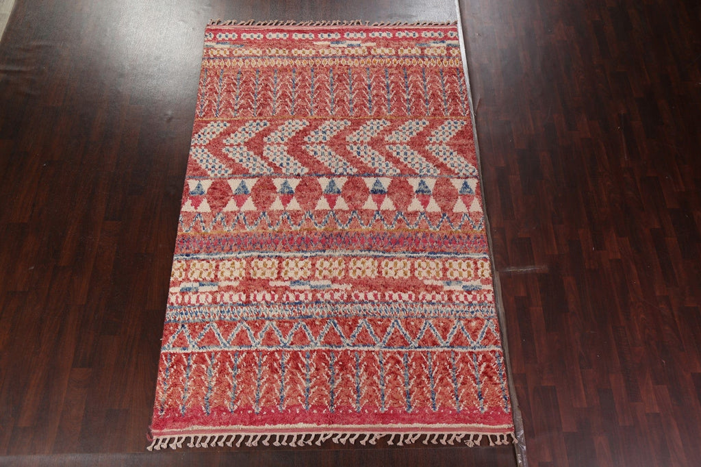 Wool Moroccan Handmade Area Rug 7x11