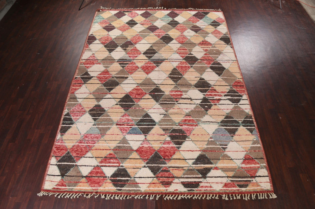 Geometric Moroccan Area Rug 10x14